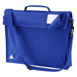 Quadra Junior Book Bag With Strap - One Size, Bright Royal