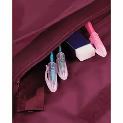 Quadra Junior Book Bag With Strap - One Size, Burgundy