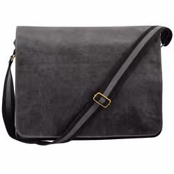 Quadra Vintage Canvas Despatch Bag - 14 Litres - One Size, Vintage Black