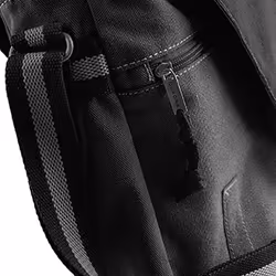 Quadra Vintage Canvas Despatch Bag - 14 Litres - One Size, Vintage Black