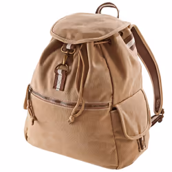 Quadra Vintage Canvas Backpack - 18 Litres - One Size, Sahara