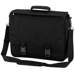 Quadra Portfolio Briefcase Bag - 12 Litres - One Size, Black