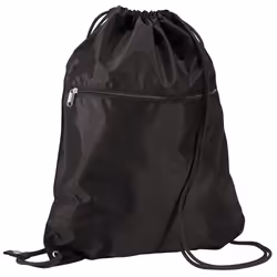 Quadra Premium Gymsac Over Shoulder Bag - 14 Litres - One Size, Black