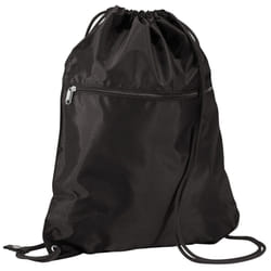 Quadra Premium Gymsac Over Shoulder Bag - 14 Litres - One Size, Black