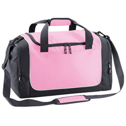 Quadra Teamwear Locker Duffle Bag (30 Litres) - One Size, Classic Pink/Graphite/Whi
