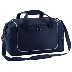 Quadra Teamwear Locker Duffle Bag (30 Litres) - One Size, Franch Navy/Light Grey