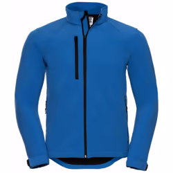 Russell Mens Water Resistant & Windproof Softshell Jacket - L, Azure Blue