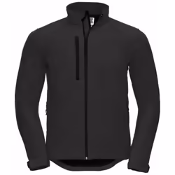 Russell Mens Water Resistant & Windproof Softshell Jacket - S, Black
