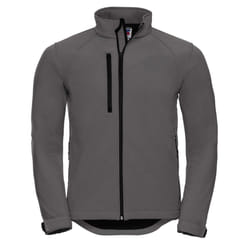 Russell Mens Water Resistant & Windproof Softshell Jacket - L, Titanium