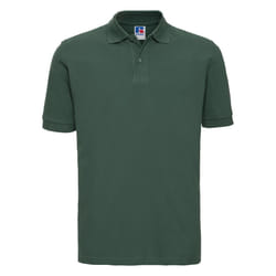 Russell Mens 100% Cotton Short Sleeve Polo Shirt - S, Bottle Green