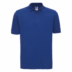 Russell Mens 100% Cotton Short Sleeve Polo Shirt - S, Bright Royal