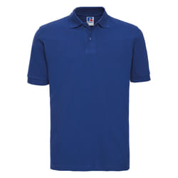 Russell Mens 100% Cotton Short Sleeve Polo Shirt - S, Bright Royal