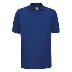 Russell Mens Ripple Collar & Cuff Short Sleeve Polo Shirt - XS, Bright Royal