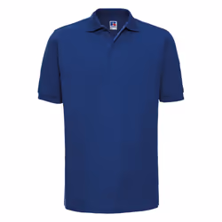 Russell Mens Ripple Collar & Cuff Short Sleeve Polo Shirt - 4XL, Bright Royal