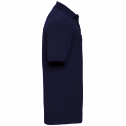 Russell Mens Ripple Collar & Cuff Short Sleeve Polo Shirt - XS, French Navy