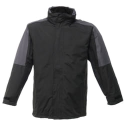 Regatta Defender III 3-in-1 Waterproof Windproof Jacket / Performance Jacket - L, Black/Seal Grey