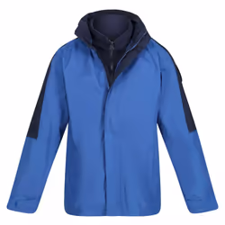 Regatta Defender III 3-in-1 Waterproof Windproof Jacket / Performance Jacket - L, Royal/Navy