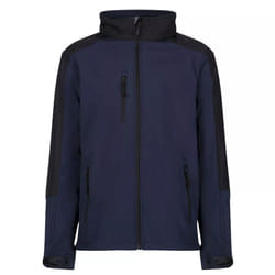 Regatta Mens Hydroforce 3-layer Membrane Waterproof Breathable Softshell Jackets - M, Navy/Black