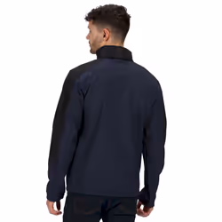 Regatta Mens Hydroforce 3-layer Membrane Waterproof Breathable Softshell Jackets - L, Navy/Black
