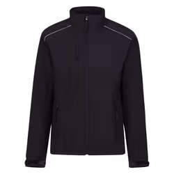 Regatta Mens Sandstorm Workwear Softshell Jacket - 3XL, Black/Black