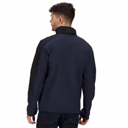 Regatta Reid Mens Softshell Wind Resistant Water Repellent Jacket - M, Navy Blue