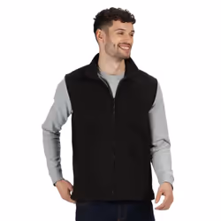 Regatta Haber II Full-Zip Bodywarmer Fleece Anti-Pill Jacket (250 GSM) - S, Black