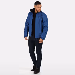 Regatta Dover Waterproof Windproof Jacket (Thermo-Guard Insulation) - S, Royal/Dark Navy