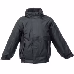 Regatta Kids/Childrens Waterproof Windproof Dover Jacket - 3-4, Black/Ash