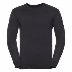 Russell Collection Mens V-Neck Knitted Pullover Sweatshirt - XS, Black