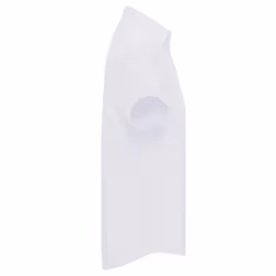 Russell Collection Mens Short Sleeve Easy Care Tailored Oxford Shirt - 15.5inch, White