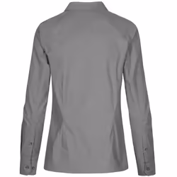 Russell Collection Ladies/Womens Long Sleeve Easy Care Oxford Shirt - S, Silver