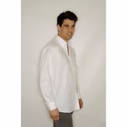 Russell Collection Mens Long Sleeve Easy Care Oxford Shirt - 20inch, White