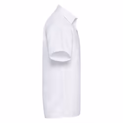 Russell Collection Ladies/Womens Short Sleeve Poly-Cotton Easy Care Poplin Shirt - 4XL, White