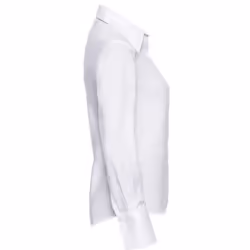 Russell Collection Ladies/Womens Long Sleeve Ultimate Non-Iron Shirt - XS, White