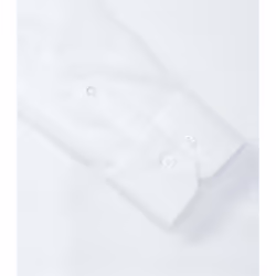 Russell Collection Mens Long Sleeve Tailored Ultimate Non-Iron Shirt - 18inch, White