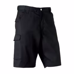 Russell Workwear Twill Shorts - 34W, Black