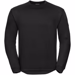 Russell Workwear Mens Crew Neck Set In Sweatshirt Top - M, Black