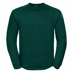 Russell Workwear Mens Crew Neck Set In Sweatshirt Top - L, Bottle Green