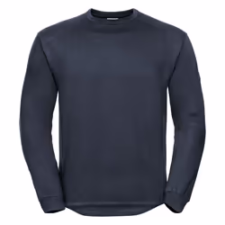 Russell Workwear Mens Crew Neck Set In Sweatshirt Top - L, French Navy