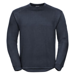 Russell Workwear Mens Crew Neck Set In Sweatshirt Top - L, French Navy