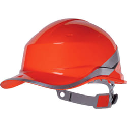 Venitex Hi-Vis Baseball PPE Safety Helmet - One Size, Red