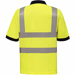 Yoko Hi-Vis Short Sleeve Polo Shirt / Mens Workwear - XL, Hi-Vis Yellow