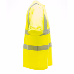 Yoko Ladies/Womens Hi-Vis Short Sleeve T-Shirt - 2XL, Hi-Vis Yellow