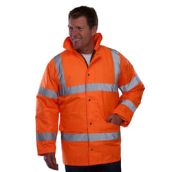 Yoko Mens Hi-Vis Road Safety Jacket - 2XL, Hi Vis Orange