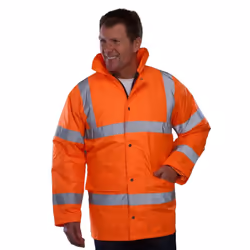 Yoko Mens Hi-Vis Road Safety Jacket - 4XL, Hi Vis Orange