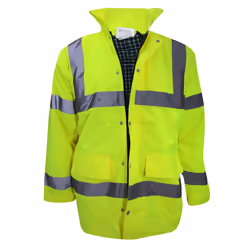 Yoko Mens Hi-Vis Contractor Jacket - S, Hi-Vis Yellow