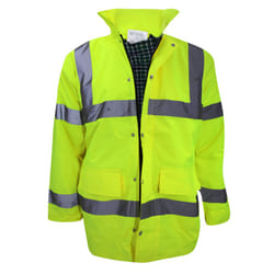 Yoko Mens Hi-Vis Contractor Jacket - XL, Hi-Vis Yellow