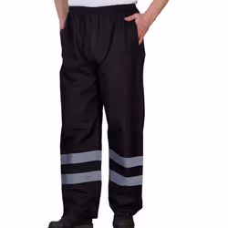 Yoko Mens Hi-Vis Waterproof Contractor Over Trousers - L, Hi-Vis Yellow