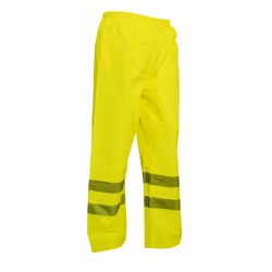 Yoko Mens Hi-Vis Waterproof Contractor Over Trousers - L, Hi-Vis Yellow