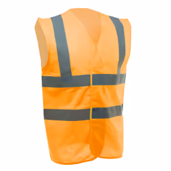 Yoko Unisex Premium Hi-Vis Waistcoat Vest / Jacket - L, Hi-Vis Yellow